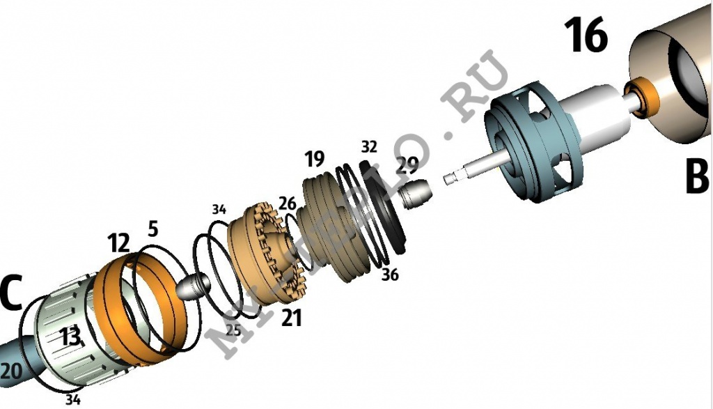запчасти Джилекс Водомет 55/35