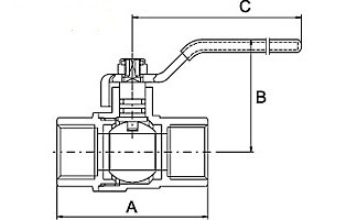 Купить Кран шаровый для газа PF STRONG в Курске