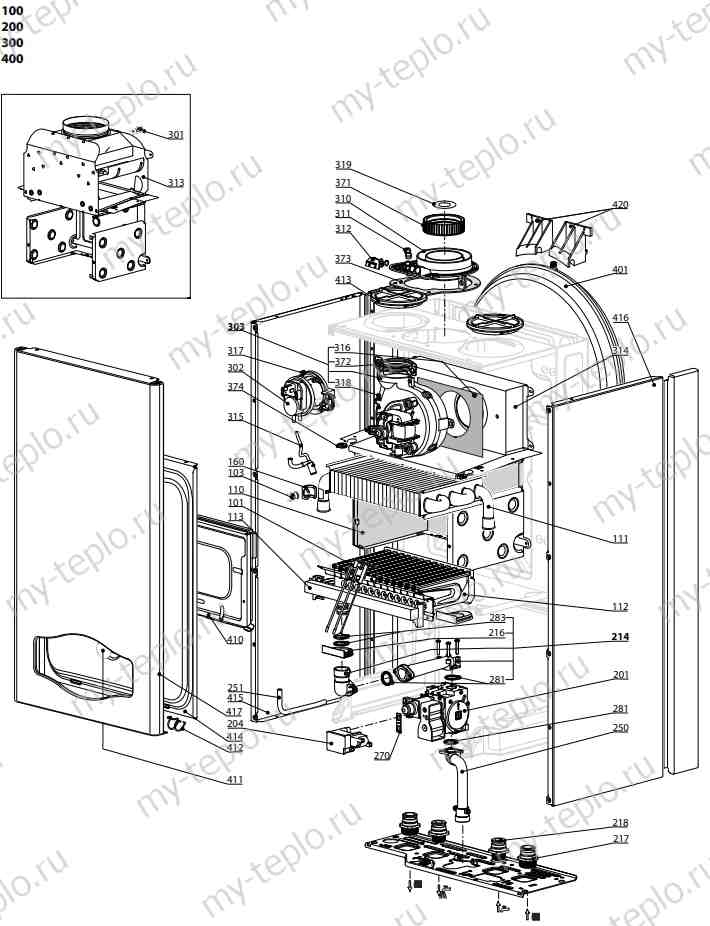 Запчасти Ariston EGIS PLUS 24 FF купить в Курске