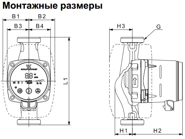 Grundfos Alpha3 32/40 N по низкой цене в Курске